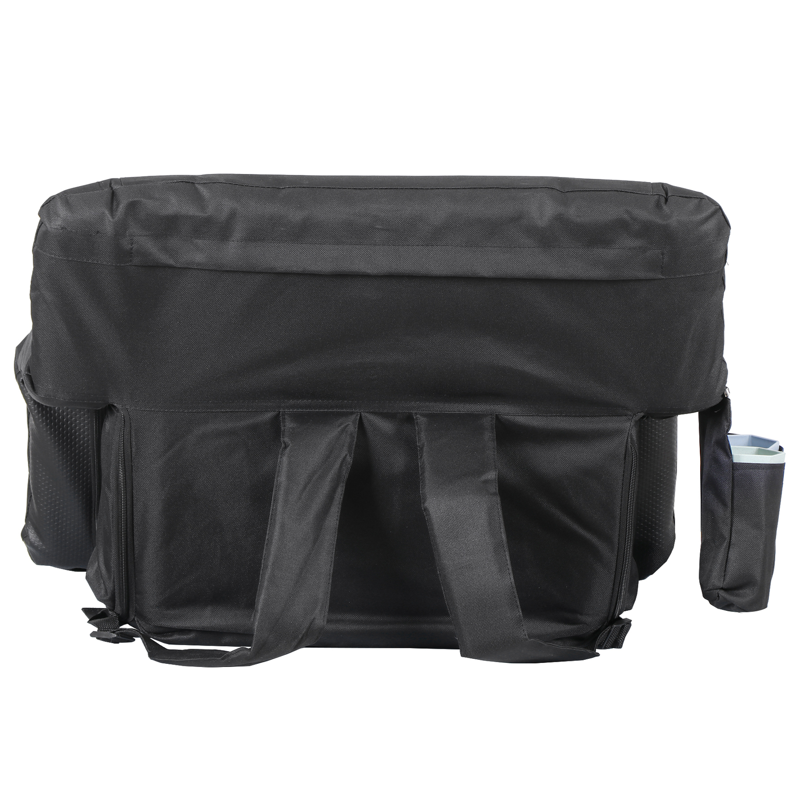 24.5'' Portable Stadium Seat for Bleacher with Back Support Easy to Carry Black
