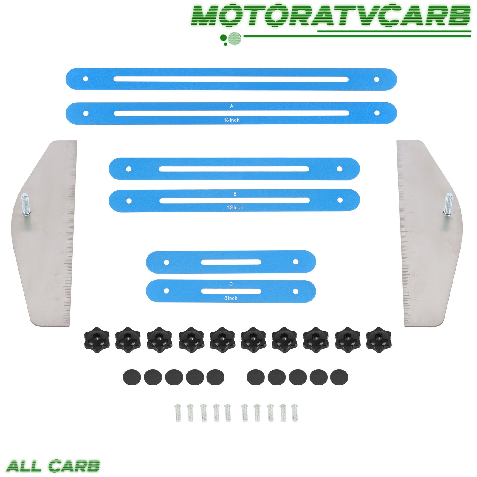 ALL-CARB 8-60" Stair Tread Template Tool/ Stair Tread Risers jig Gauge Measuring