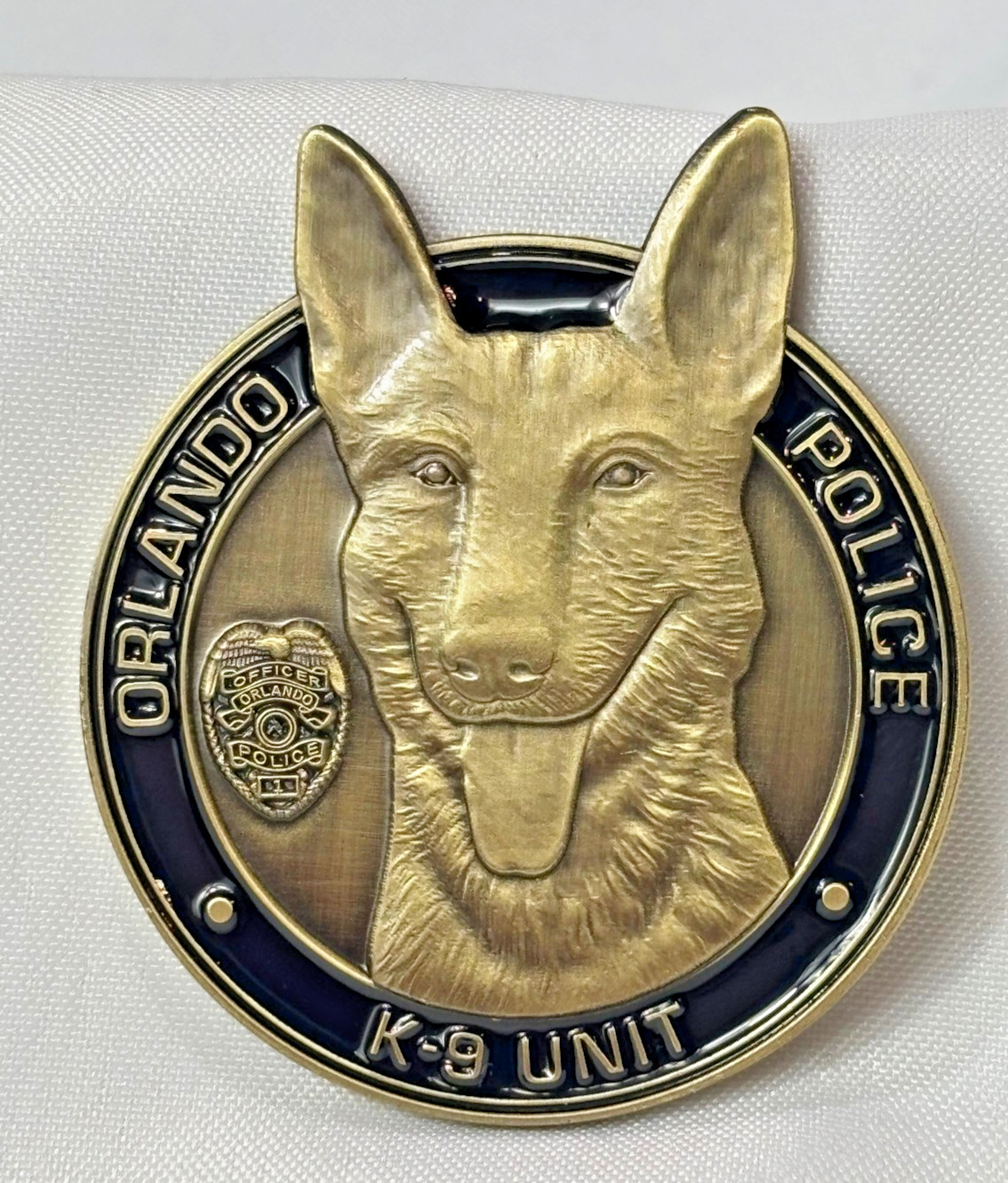Orlando Police K-9 Unit Challenge Coin Patrol Narcotics Explosives