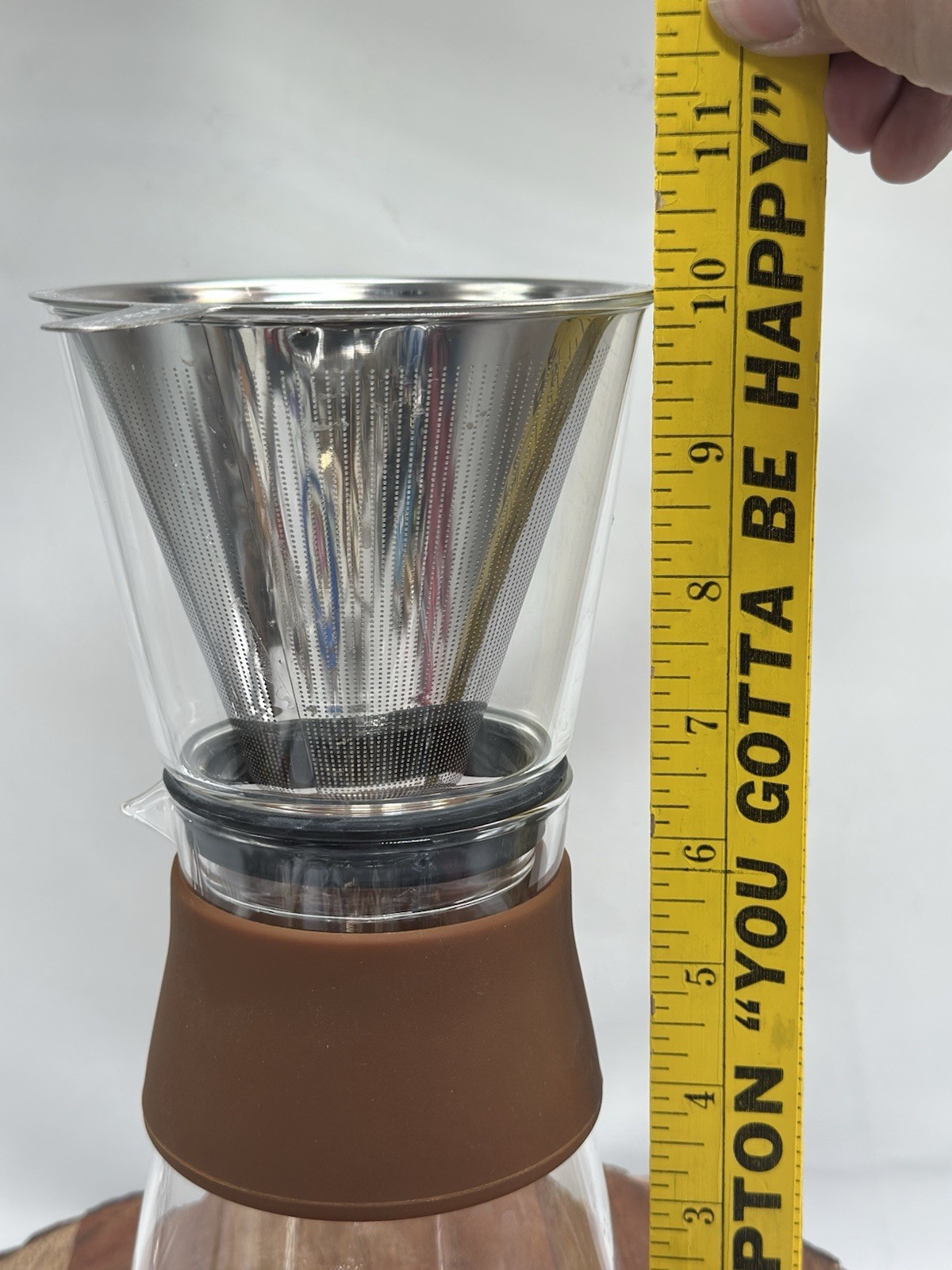 GROSCHE Amsterdam Craft Pour Over Coffee Maker with Removable Top