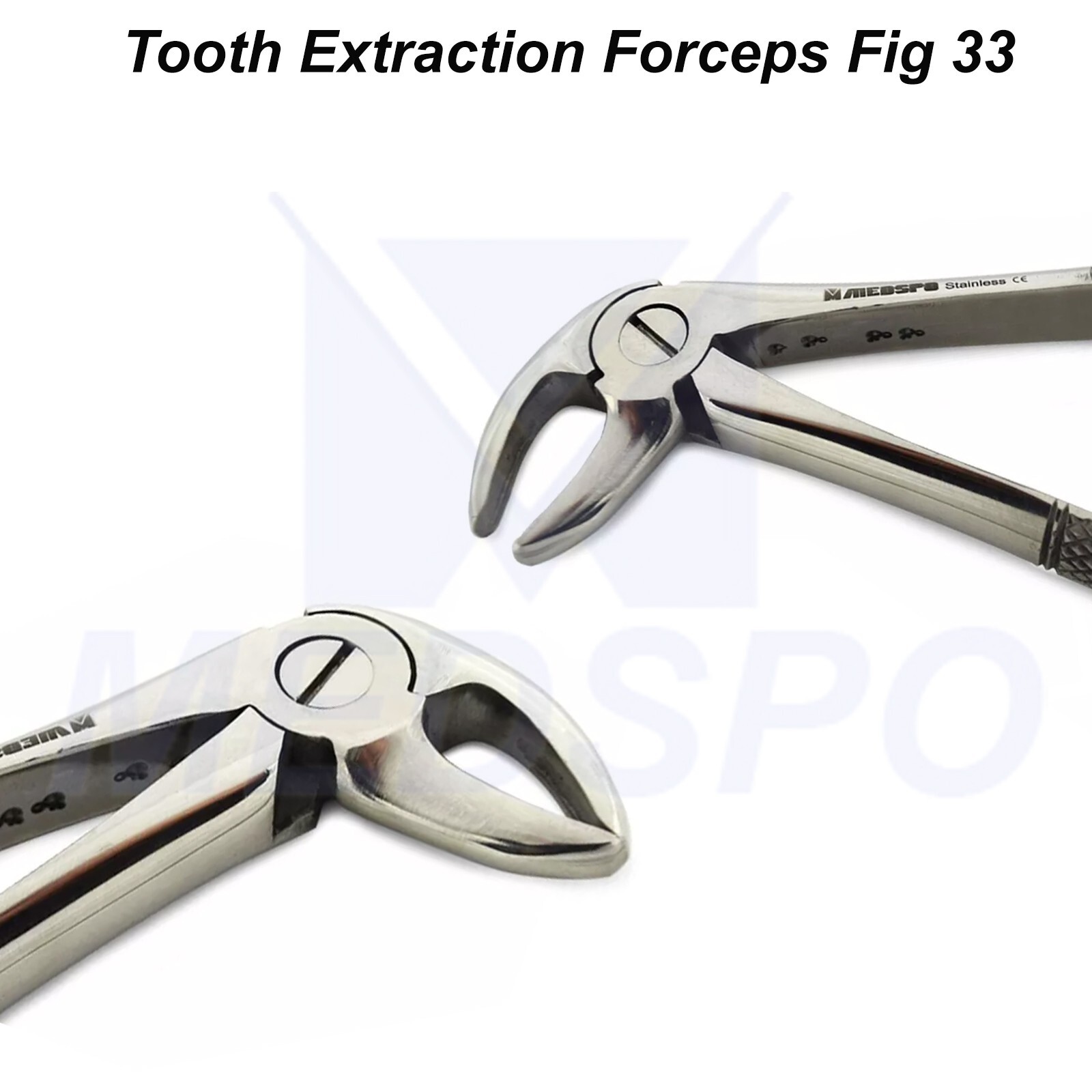 Tooth Extraction Forceps Fig 13 Extract Lower Roots Surgical Dental Instruments