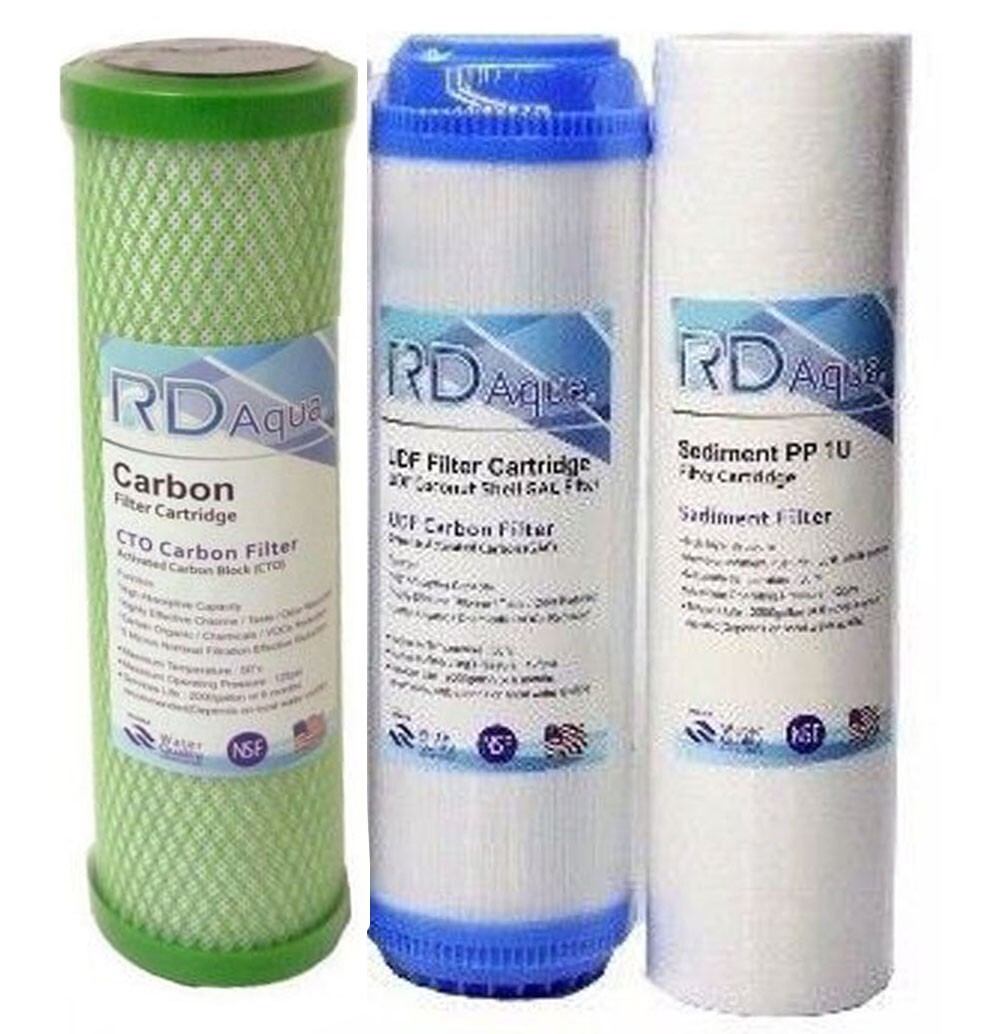 5 stage Reverse Osmosis RO Full Replacement set with 75 GPD membrane