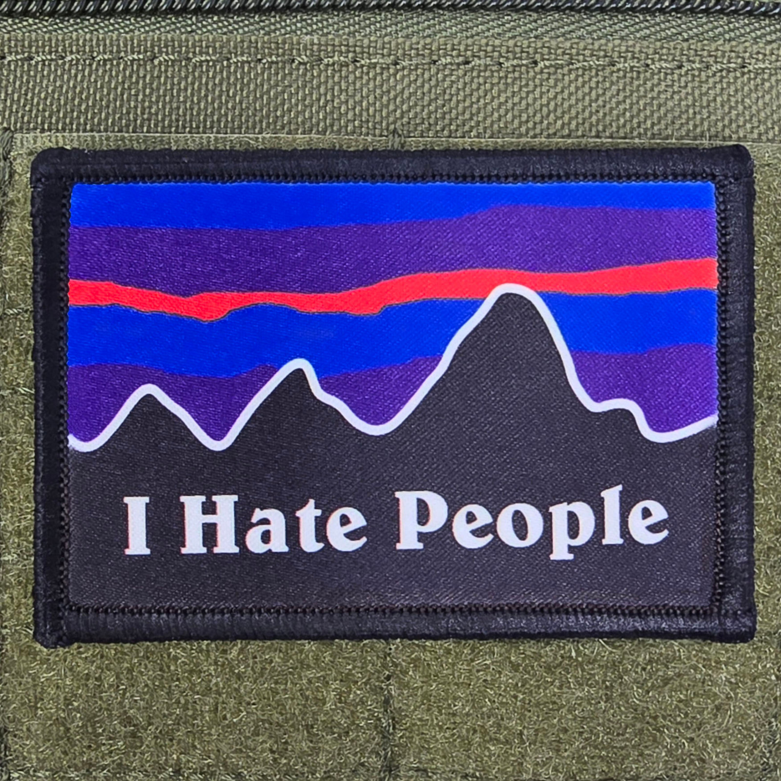 Fart Trucks Patch Moral Tactical Meme Funny Army USA Flag Hook & Loop 3x2