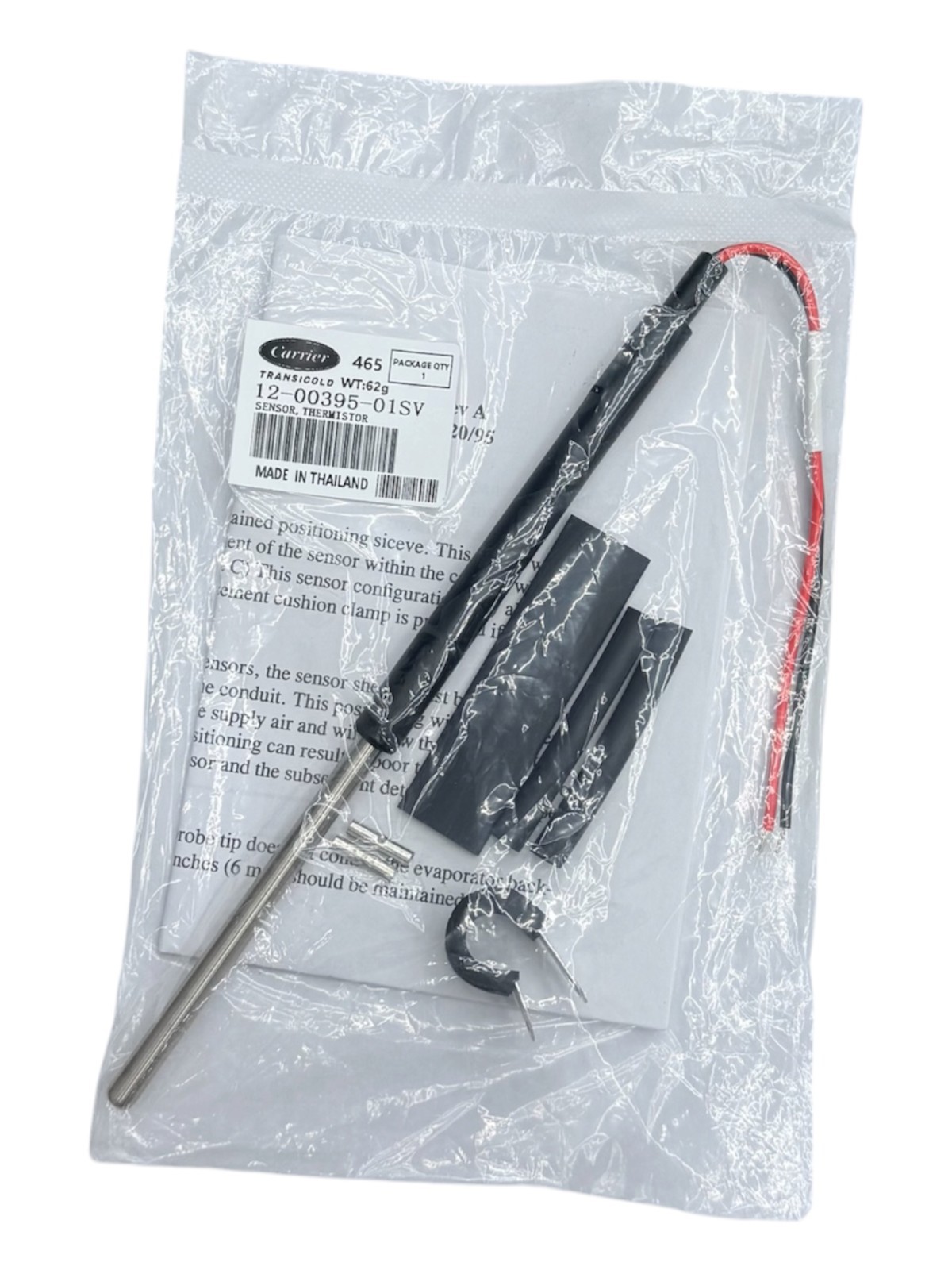NEW GENUINE OEM CARRIER  TRANSICOLD SENSOR, THERMISTOR, SUPPLY /  12-00395-01SV