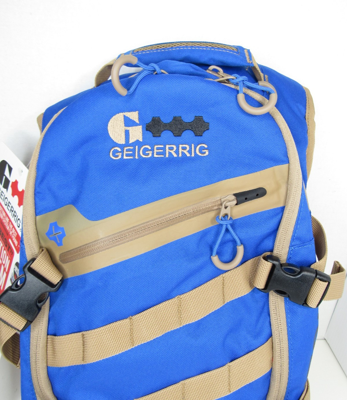 NEW Geigerrig Hydration Pack RIG 700 System Backpack Blue Tan Hiking Biking