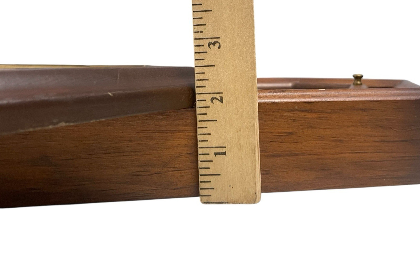 Seth Thomas Golden Rule Pendulum Wood Wall Clock E477-005 - Untested No key