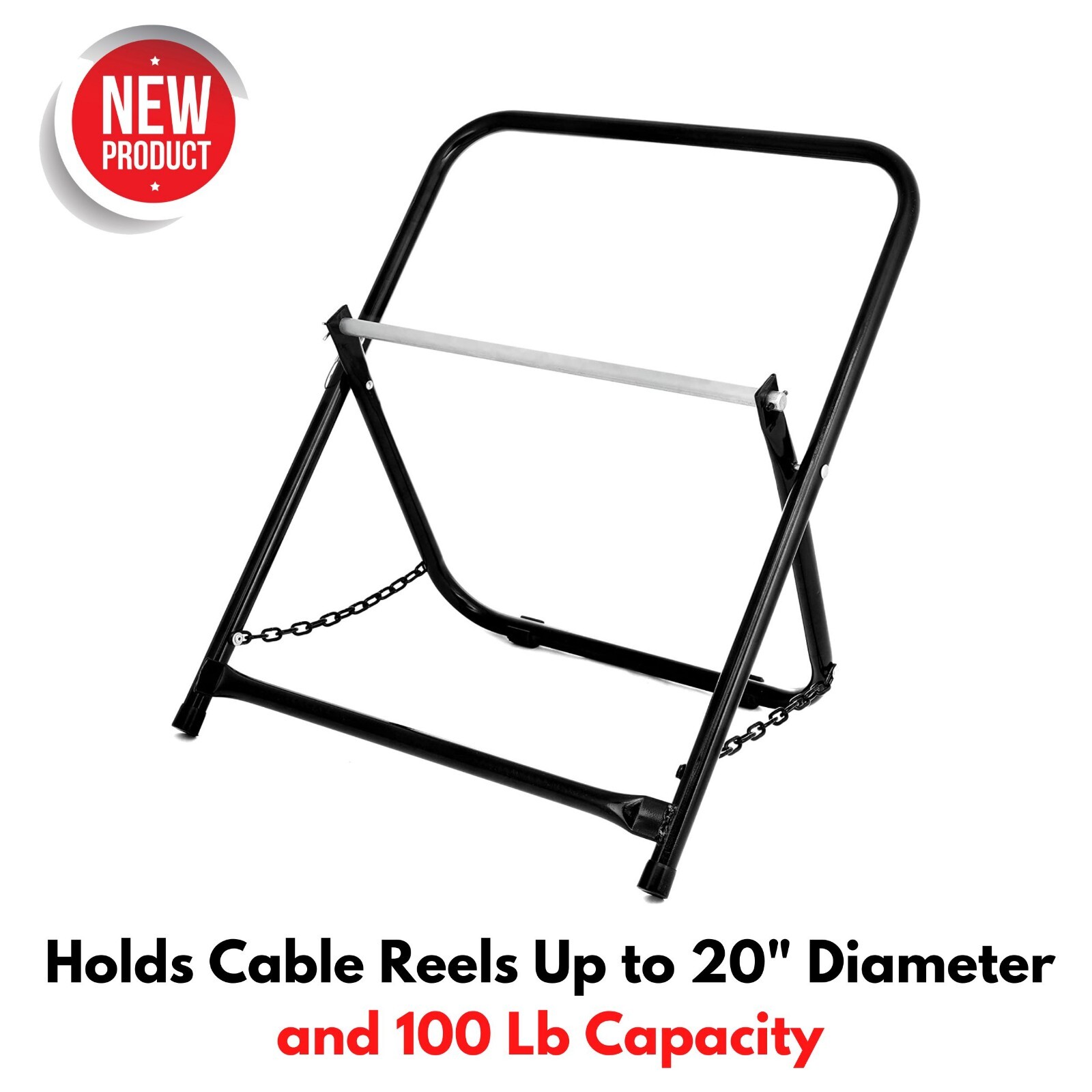 Single Spool Cable Caddy Industrial Rack Dispenser for Pulling Rolling Wire Reel