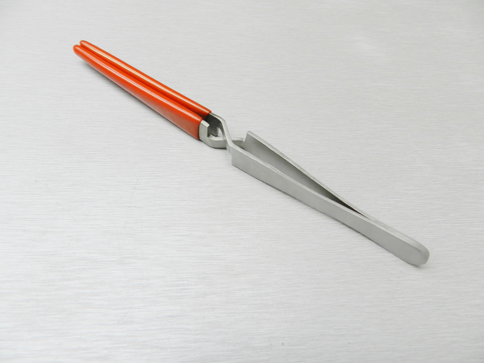 Cross Locking Tweezers with Rubber PVC Tips Cross Lock Coated Tips Craft 6.5"