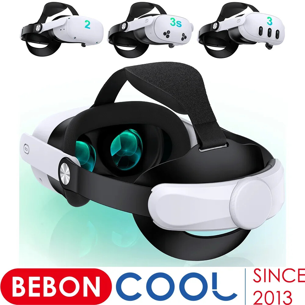 Adjustable Head Strap for Meta Quest 3s/3/2 Headstrap for VR Headset Accessories