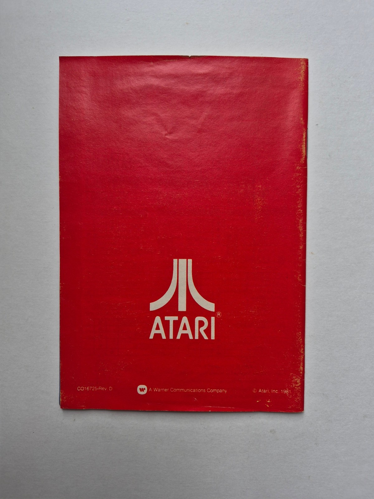 Original Vintage 1981 ATARI 2600 45 Video GAME PROGRAM CARTRIDGE CATALOG