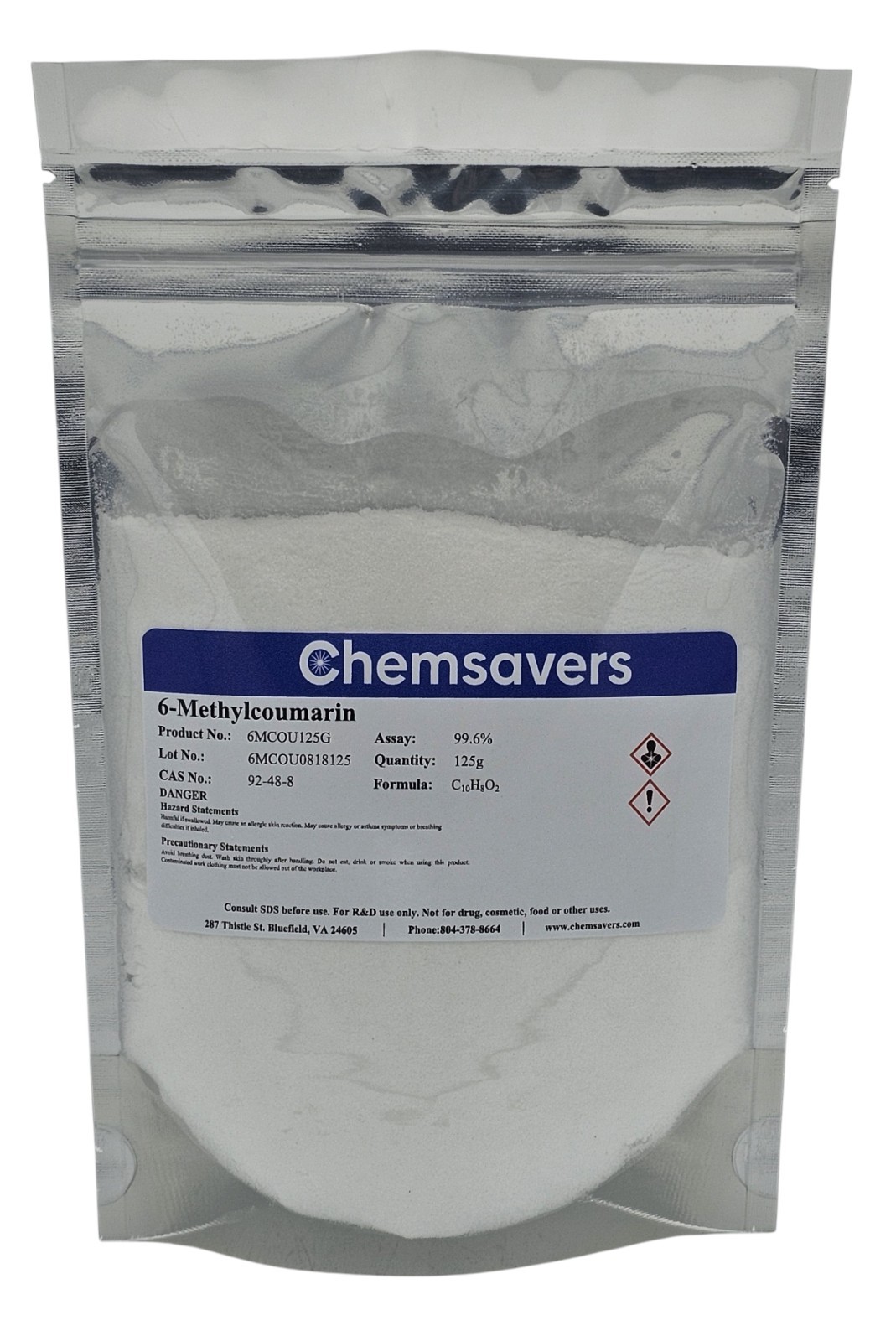 6-Methylcoumarin, 99.6%, 125g