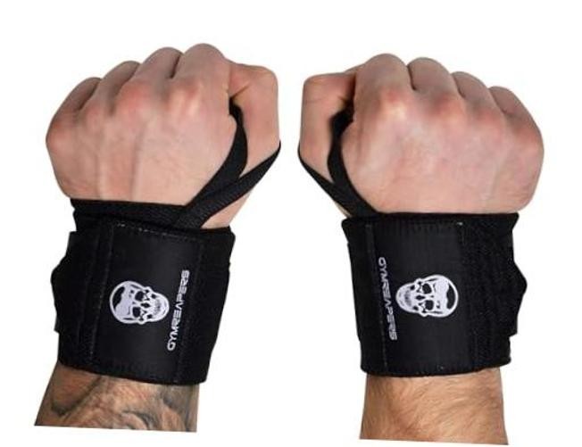 Professional 18" Black Wrist Wraps for Weightlifting - IPF Approved