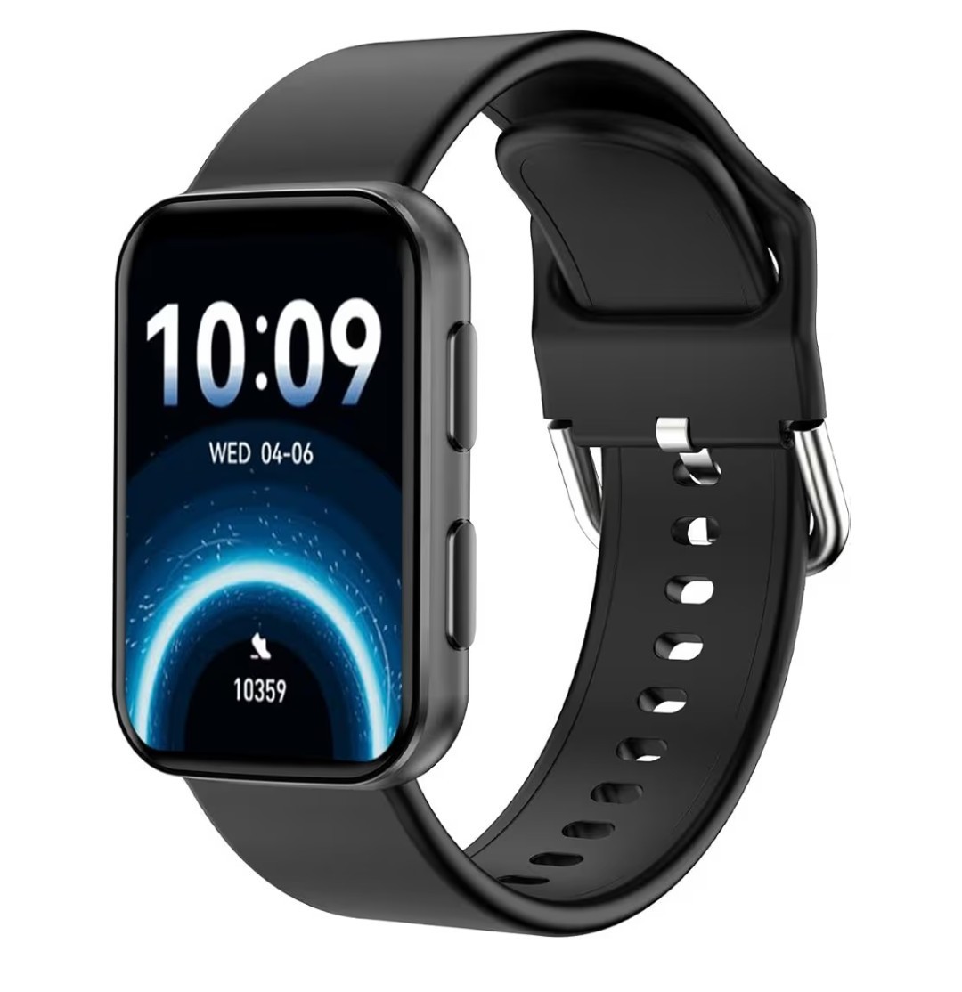 MorePro Health Fitness Tracker with Blood oxy-gen Monitor 24/7 Heart AIR2 BLACK