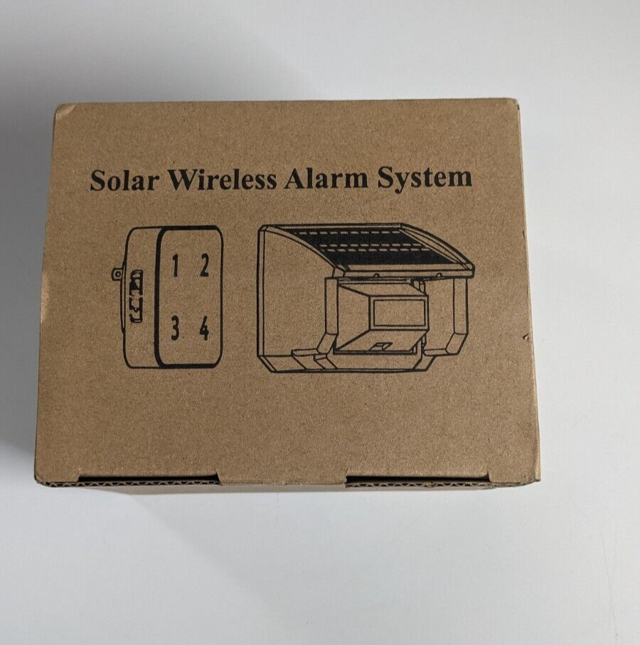 Solar Driveway Alarm System (HB-806A+HB-T704) 1 Receiver+1 Sensor(1/4 Mile)