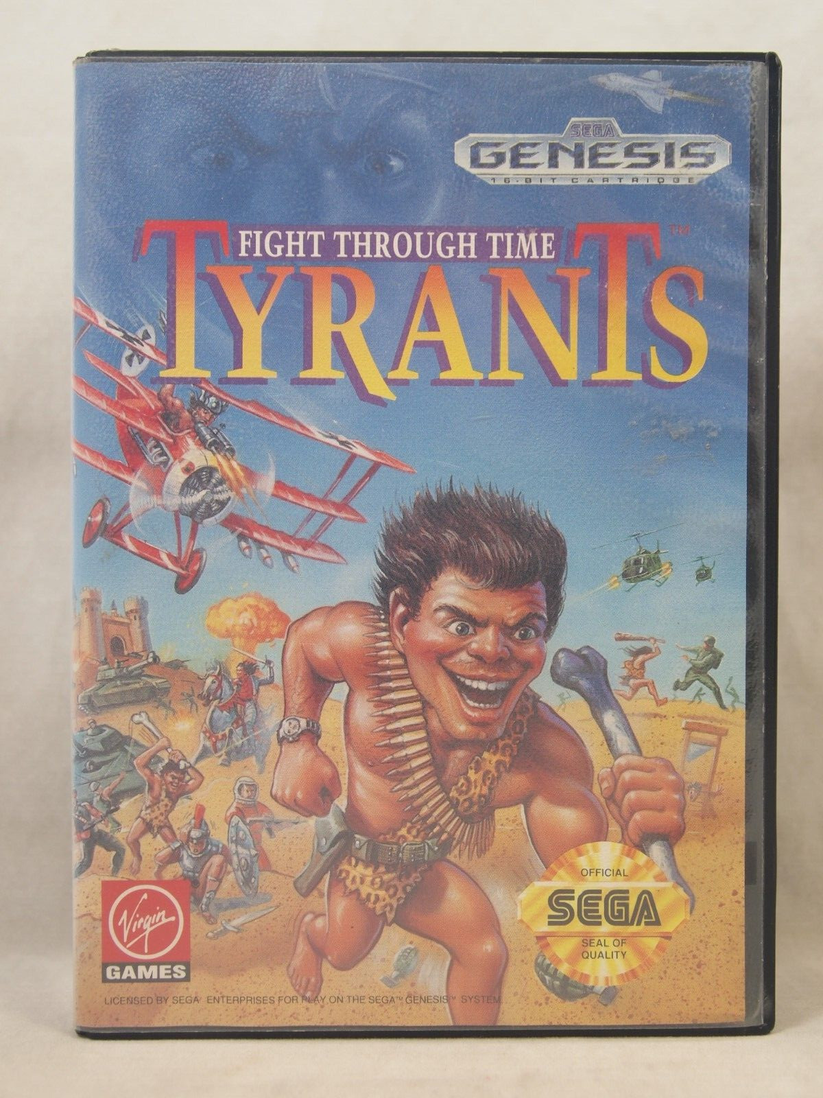 Tyrants Fight Through Time Case (SEGA Genesis) Authentic BOX ONLY