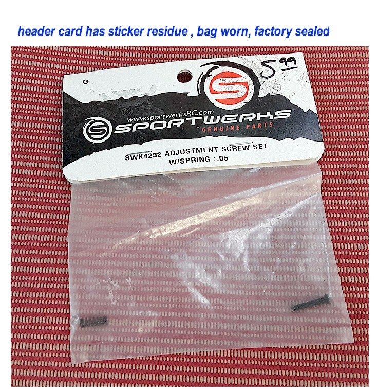 Vintage RC Car Sportwerks SWK4232 Carb/Carburetor Adjustment Set Screw OldStock