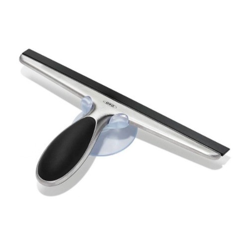 OXO Stainless Steel Squeegee: Durable Bathroom & Window Cleaning Tool