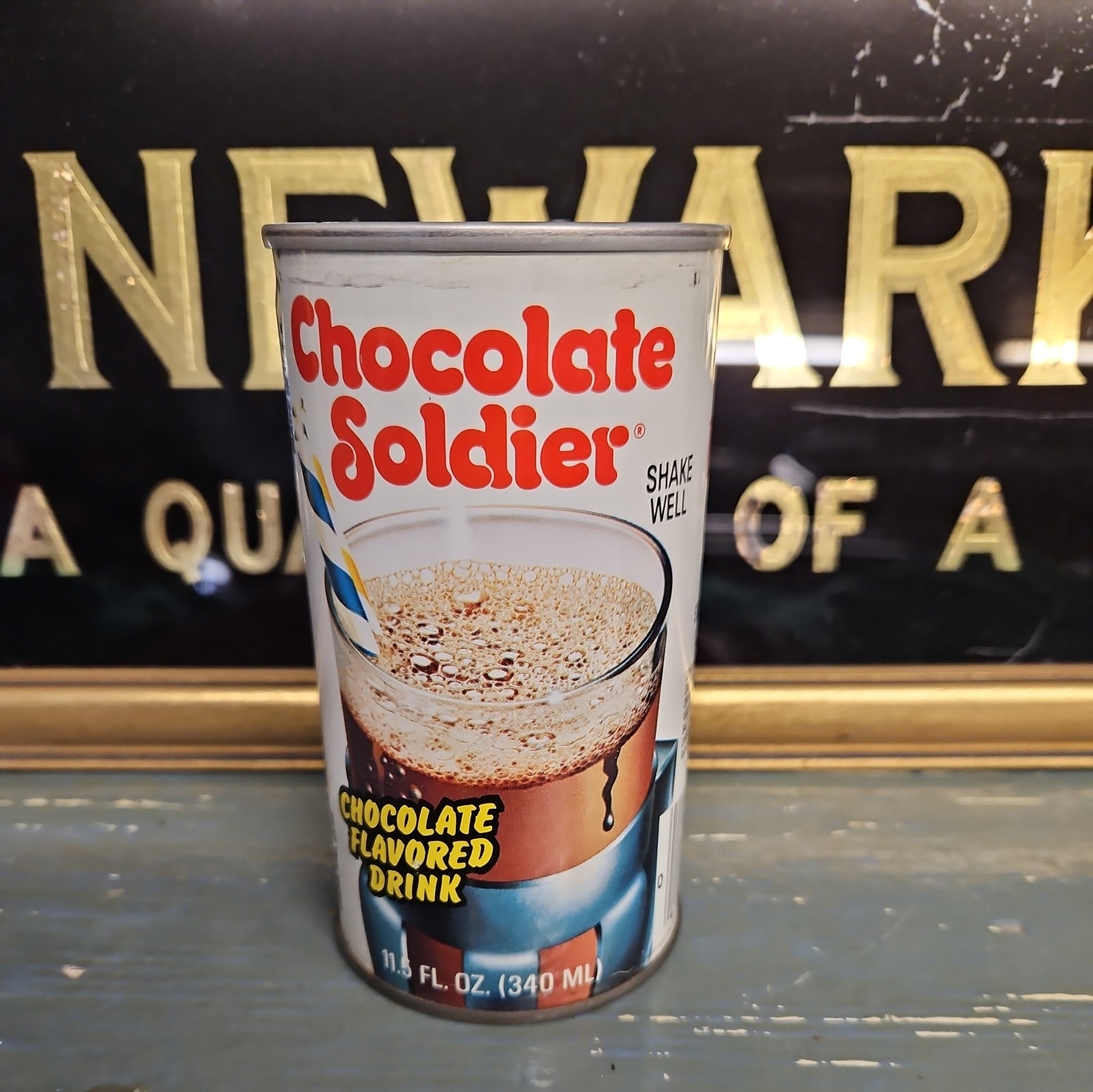 Chocolate Soldier Pull Tab Steel Empty 12oz Can