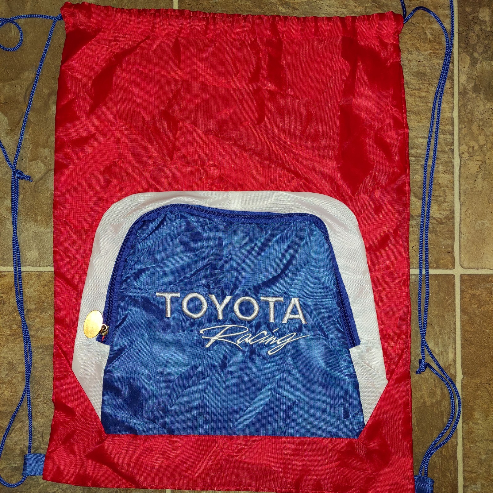 Toyota Racing Drawstring Backpack / Tote Bag