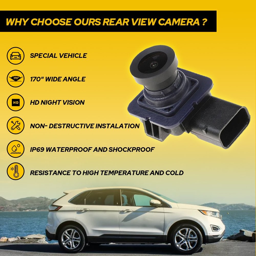 Rear View Reversing Backup Camera Replace For Ford Edge 2011-2014 Dt4T-19G490-Ab