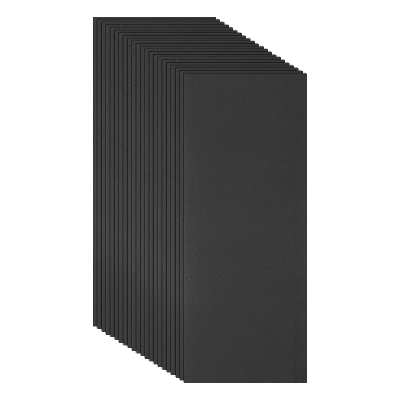 21Pack 3.6" x 9" Wet Dry Sandpaper 2500 Grit Sand Paper for Wood Furniture Black