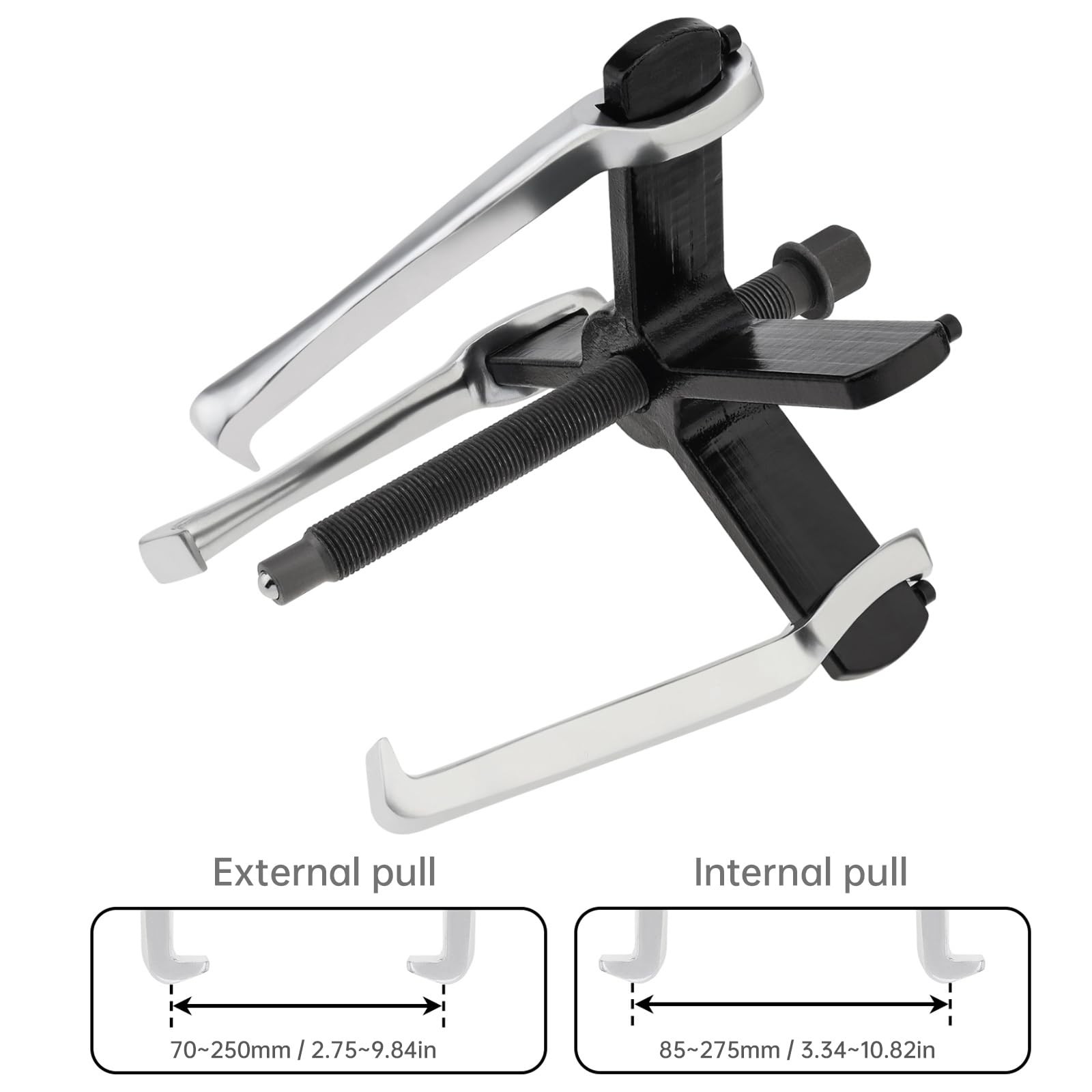 Chgimposs 2 Jaw 3 Jaw Gear Puller Adjustable Bearing Puller Reversible Removal