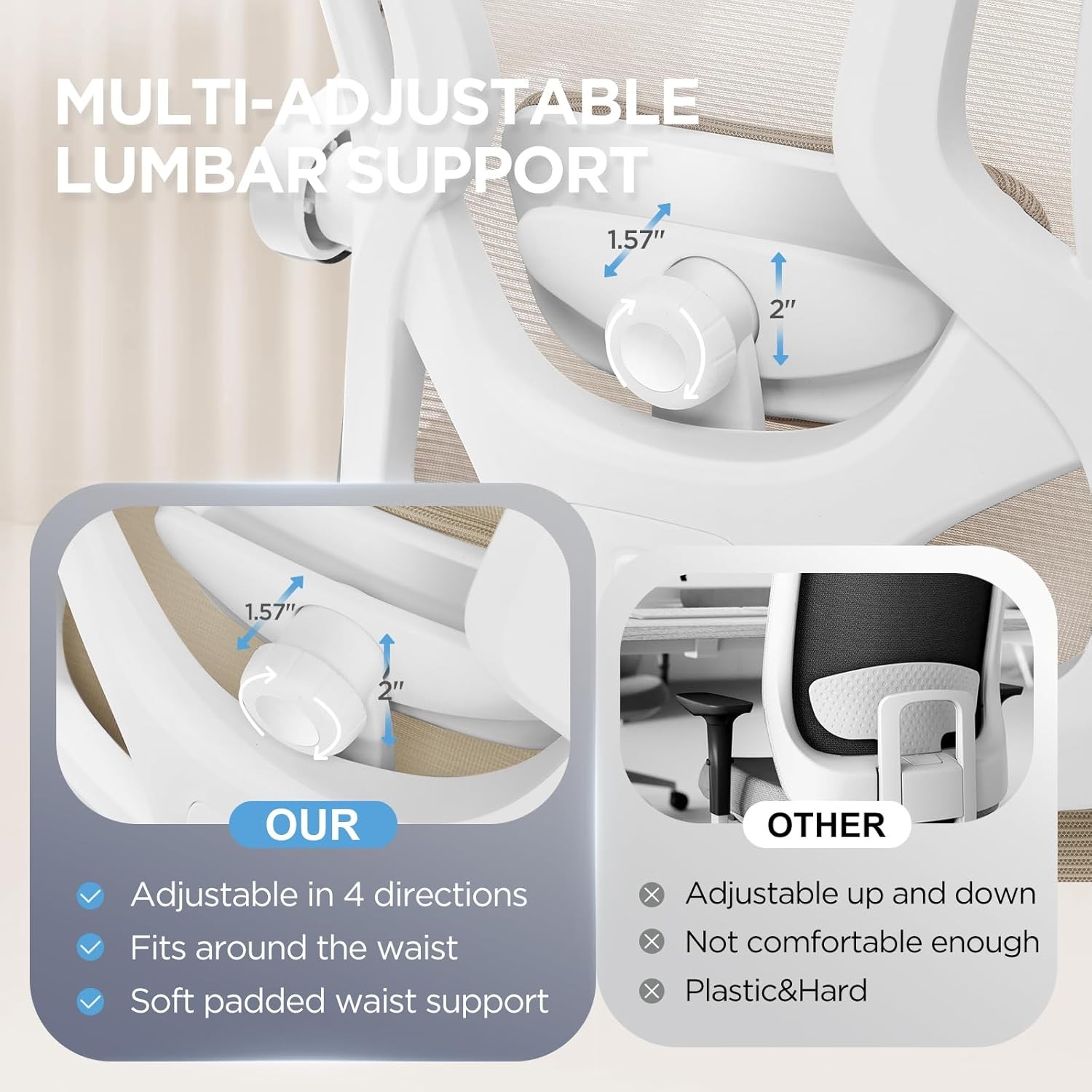 Reclining Office Chair with Footrest