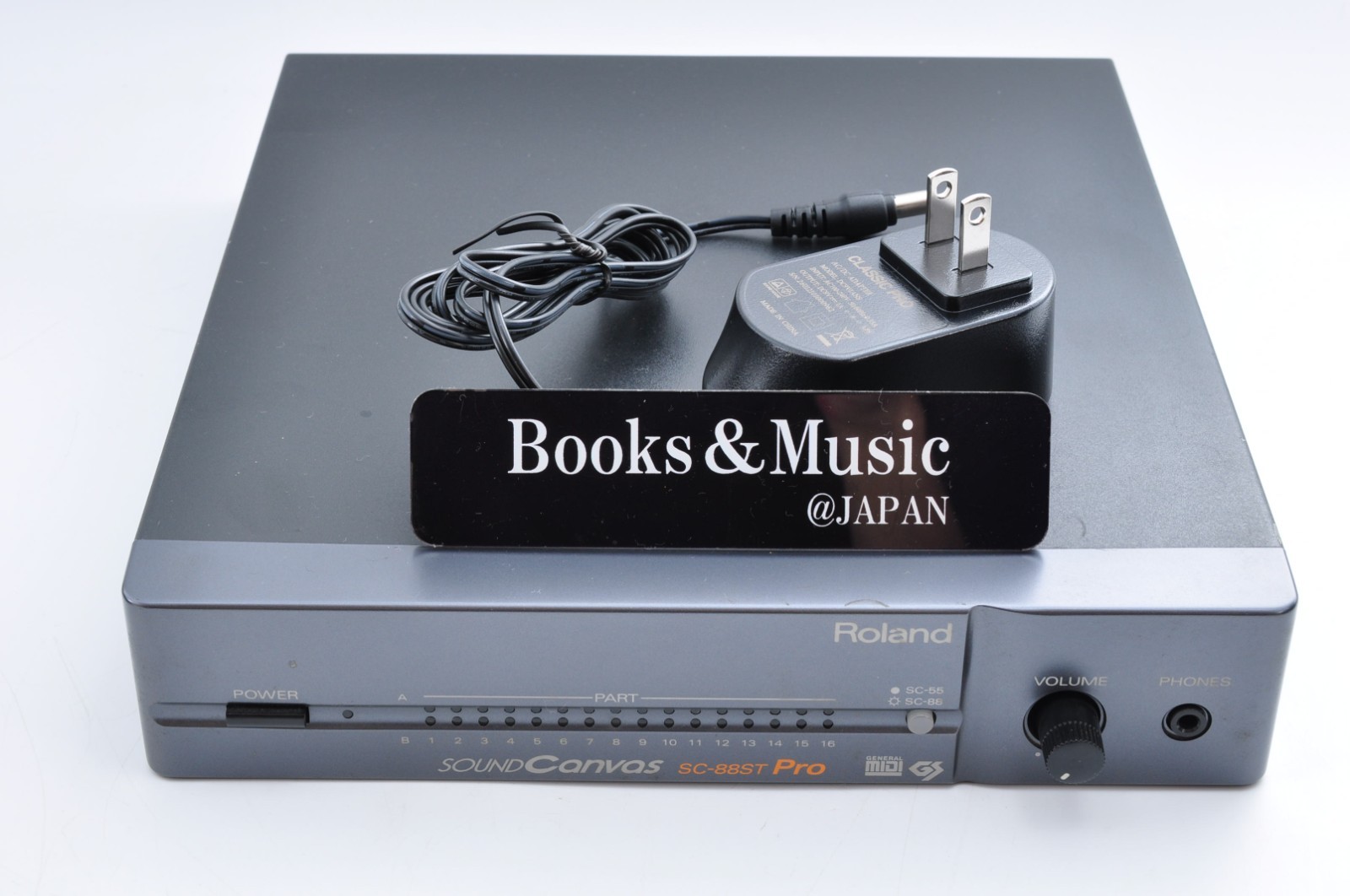 Roland SC-88ST Pro Sound Module 1999 Made in Japan w/Adapter Working ZM45858