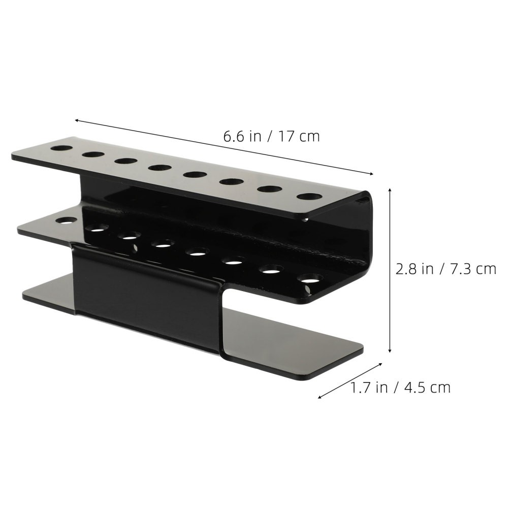 2Pcs Durable Black Acrylic Dart Wall Rack Space Saving Dart Storage