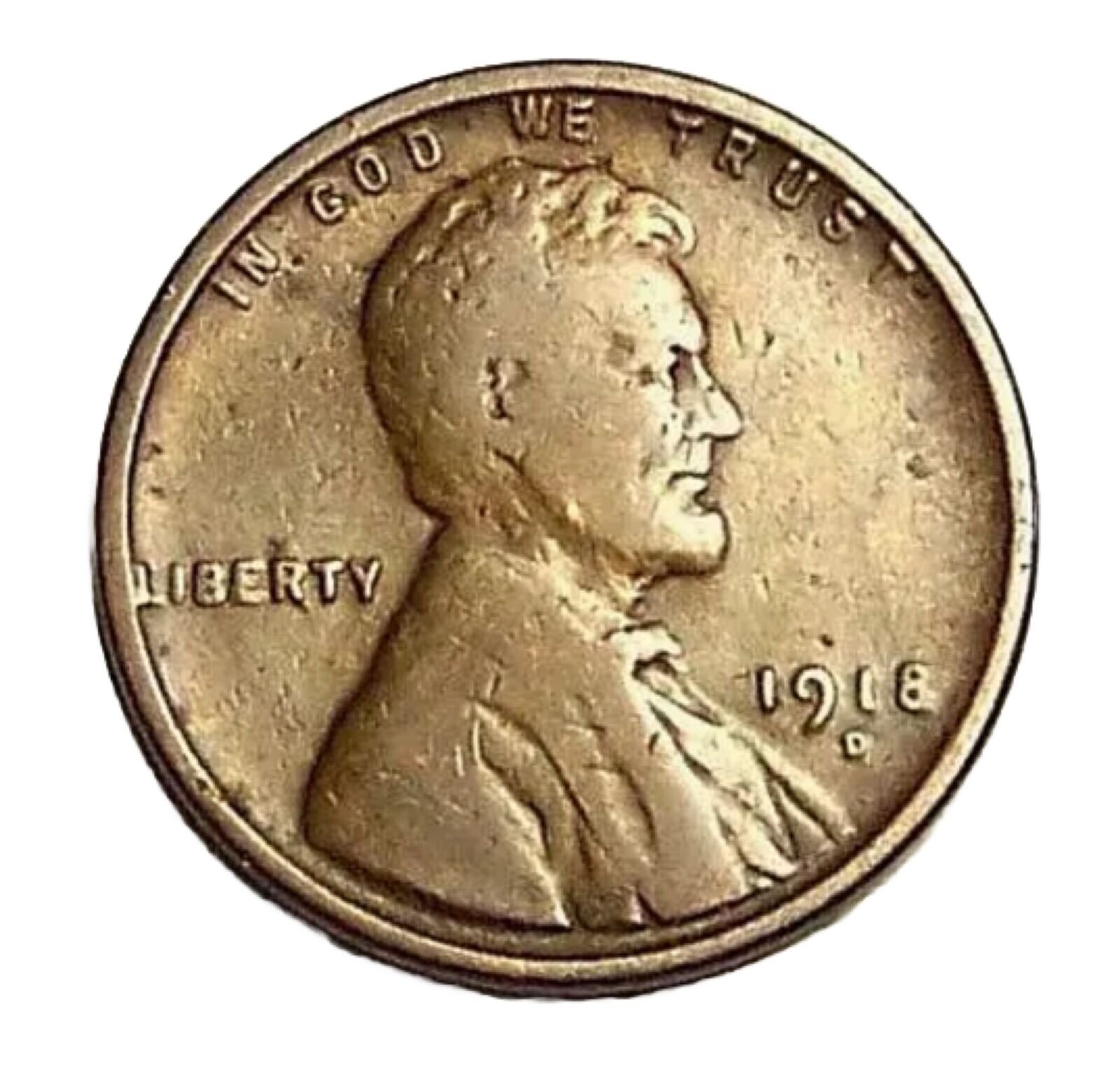 1918-D Lincoln Wheat Cent Penny “Best Value On eBay “ FREE SHIPPING W/Tracking
