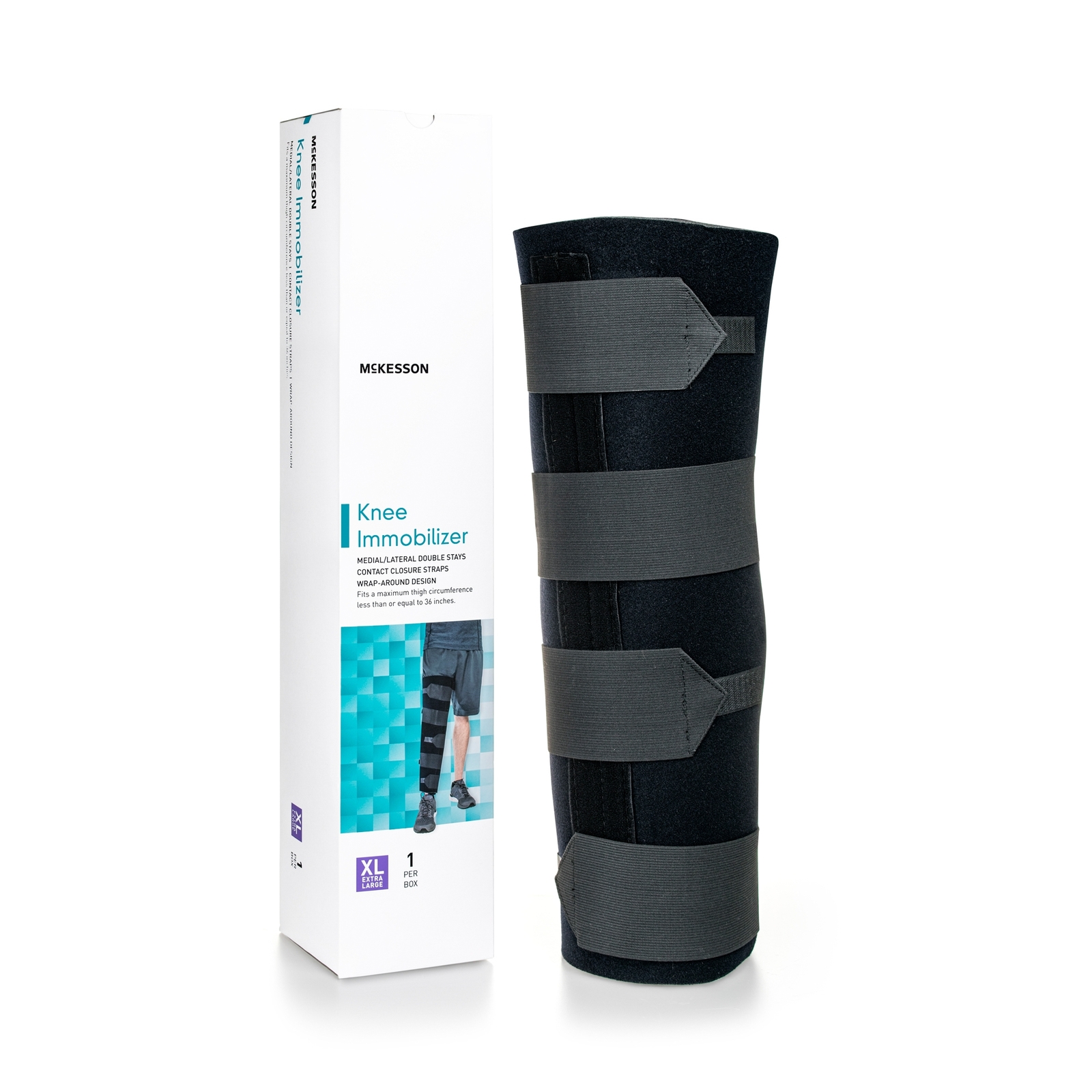 McKesson Foam Knee Immobilizer XL 1 Each