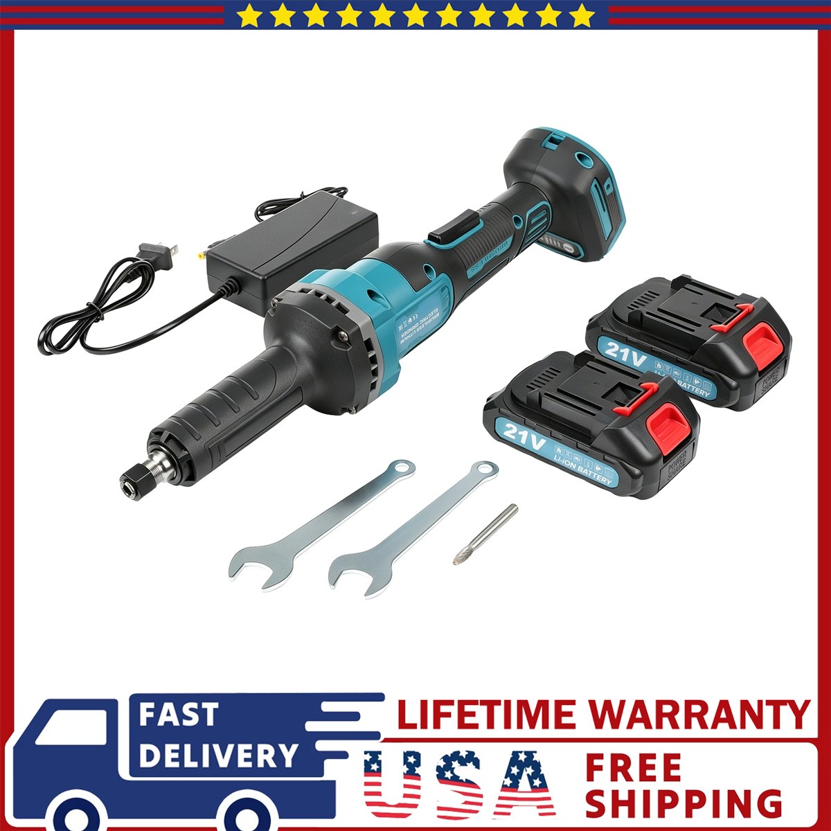 Die Grinder 1/4" Straight Die Grinder 25000RPM 6 Variable 1/4 inch Die Grinder
