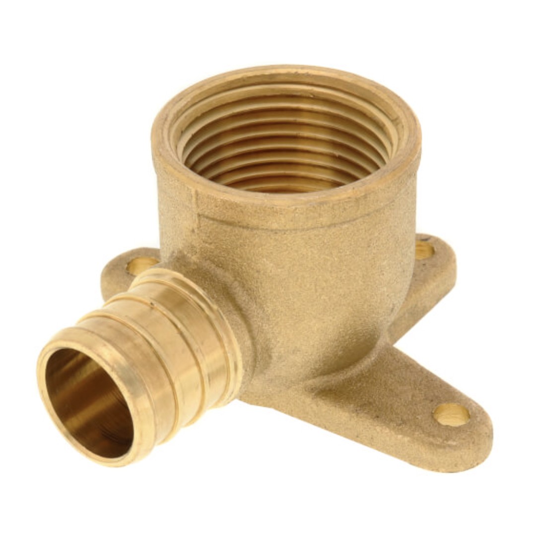 Drip Depot Brass PEX-B Barb x FPT Drop Ear Elbow