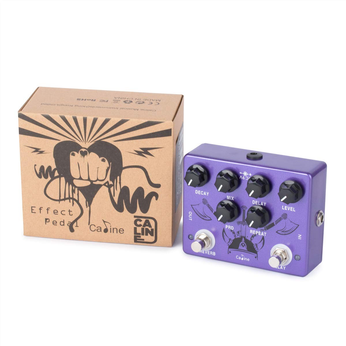 CP-80 Ragnarok Digital Reverb & Analog Delay Guitar Effect Pedal
