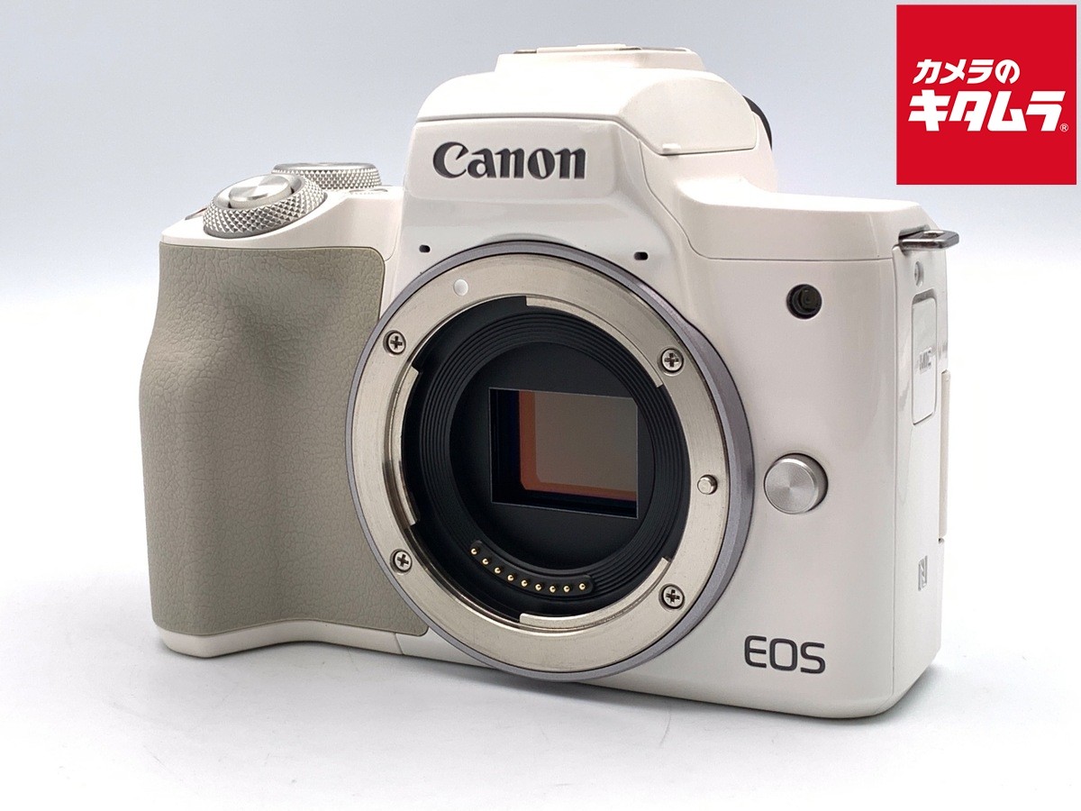 CANON EOS Kiss M 24.1MP Mirrorless Digital Camera Body WHITE -Near Mint- 1517