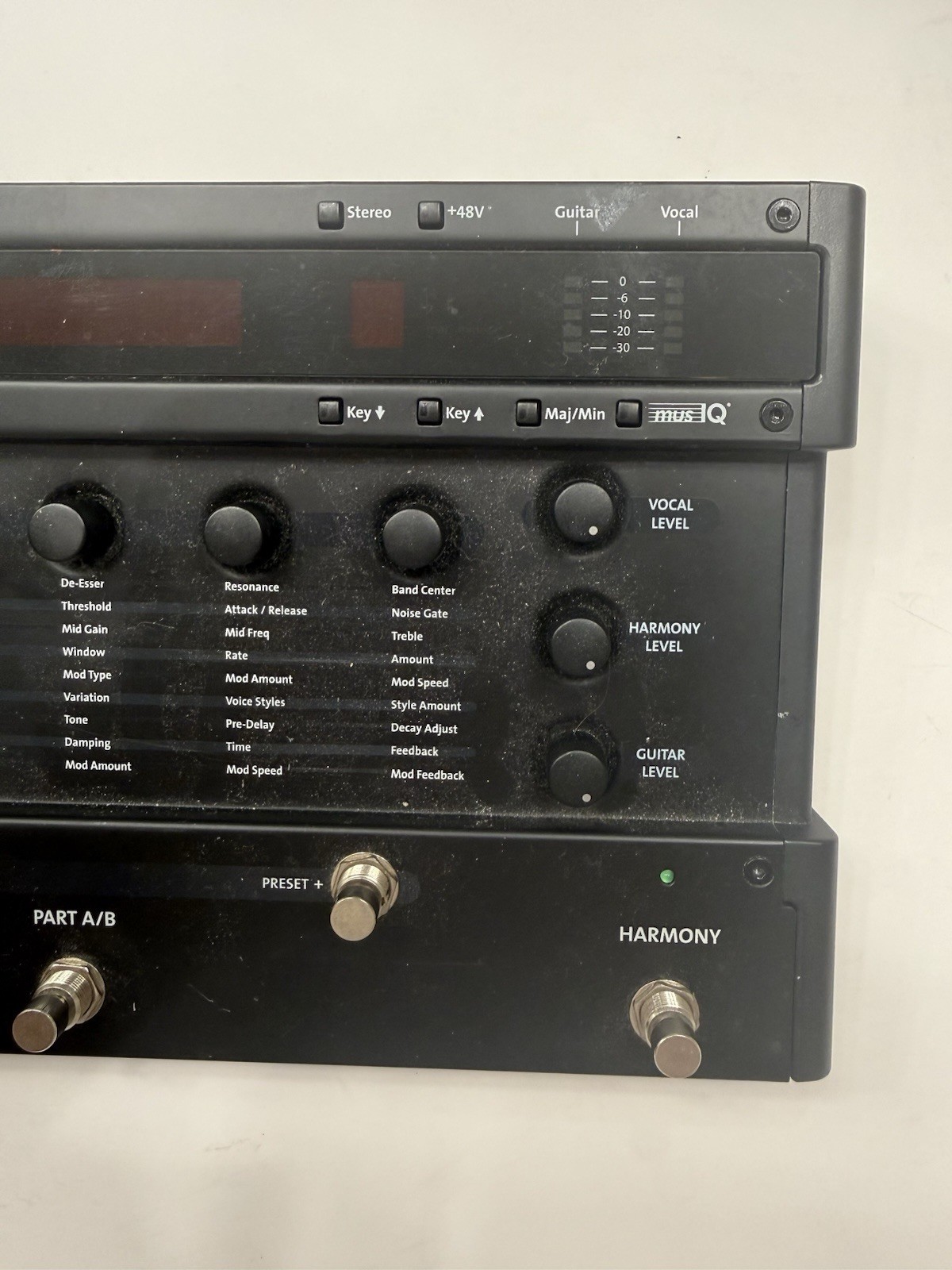 Digitech Vocalist Live 5 Harmony Multi Vocal Effect Processor Pedal + PSU