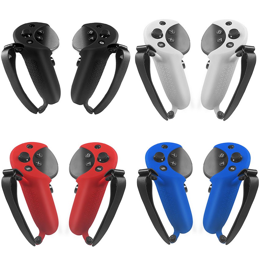 For Quest Pro VR Controller Handle Grip Silicone Protective Cover Sleeve 2PCS