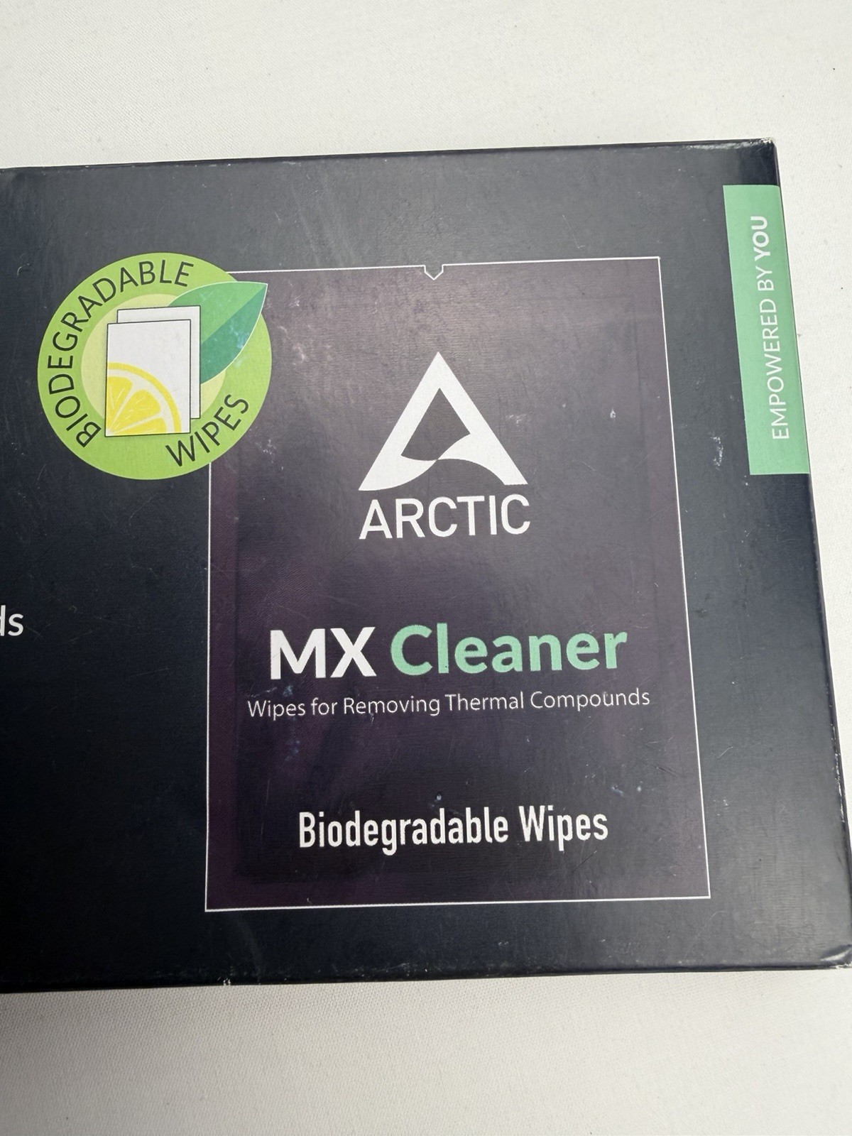 Artic MX Cleaner Wipes remove Thermal Compounds CPU GPU Limonene Based Qty.2-80