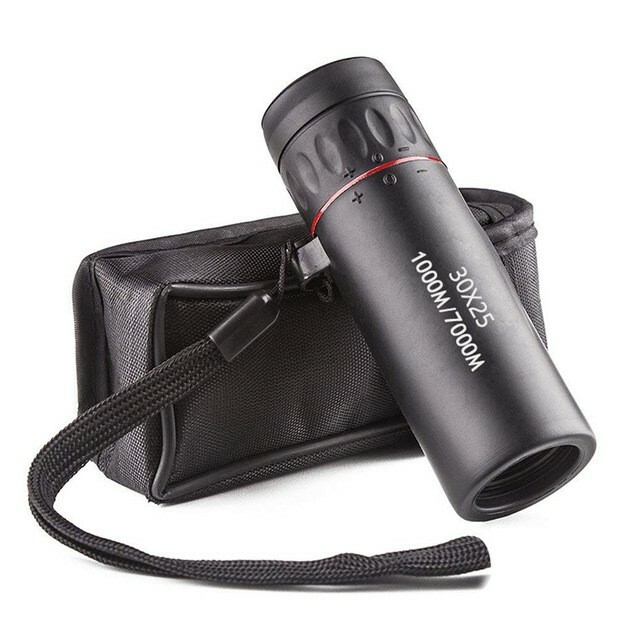 Monocular Monoculares Para Adultos 10X Para Caza Senderismo Con Estuche