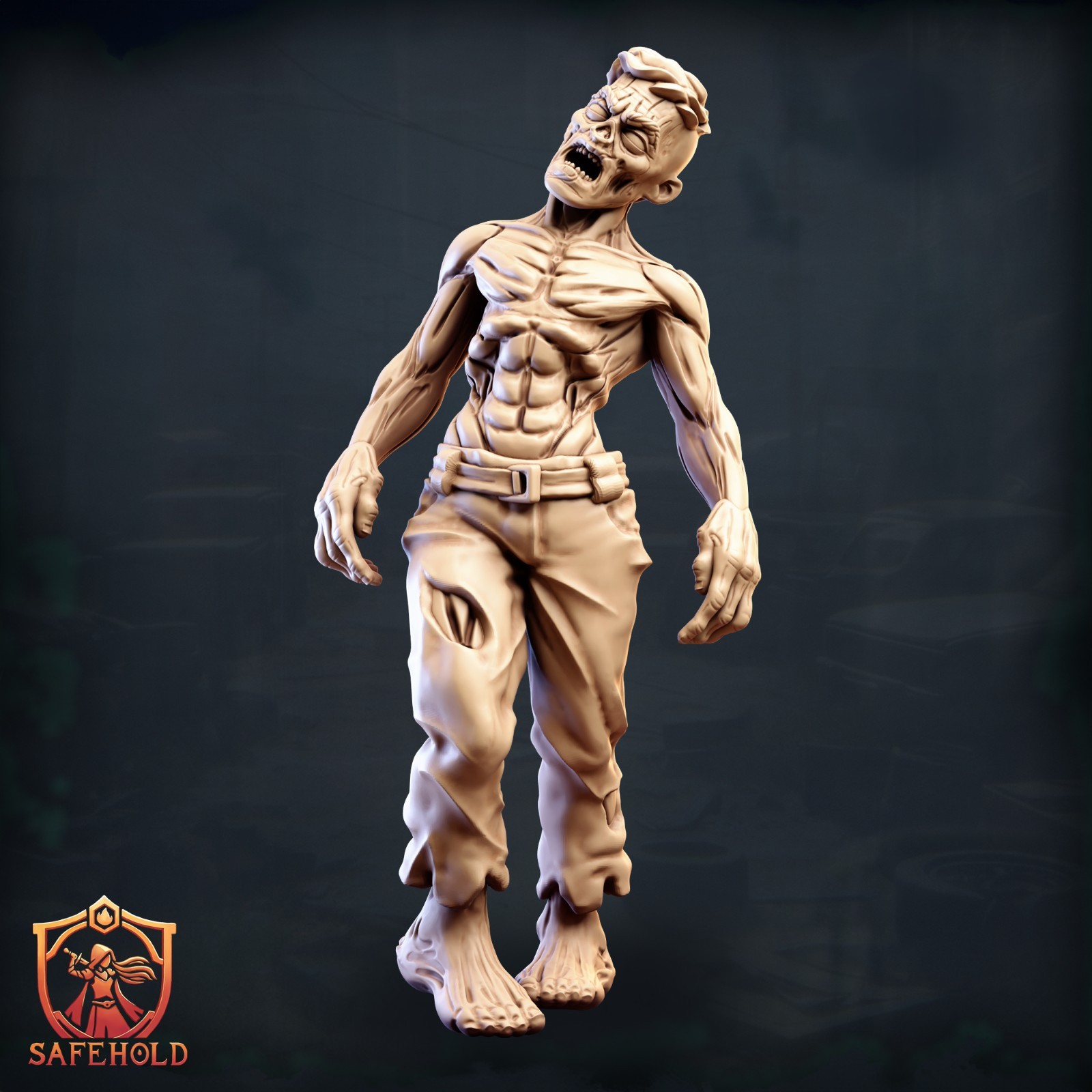 Zombie - Pose 8 | World in Ruins | Safehold | 32mm