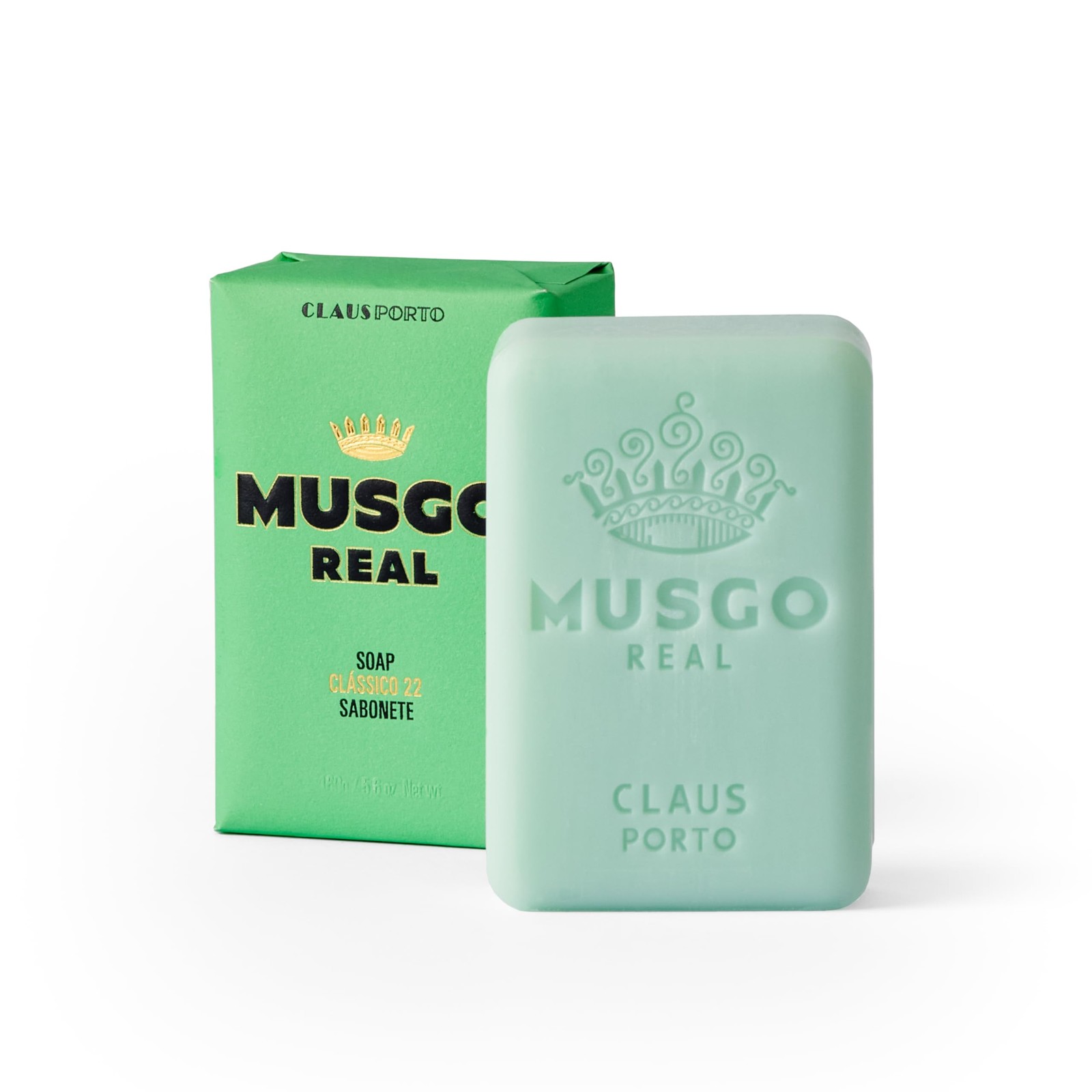 Claus Porto - Musgo Real Classico 22 Body Soap For Men Women Soothing Cleansing
