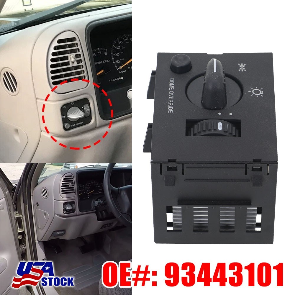 Headlight Switch For 1995-2000 Chevy GMC C1500 C2500 C3500 Pickup 1995-2002✈️