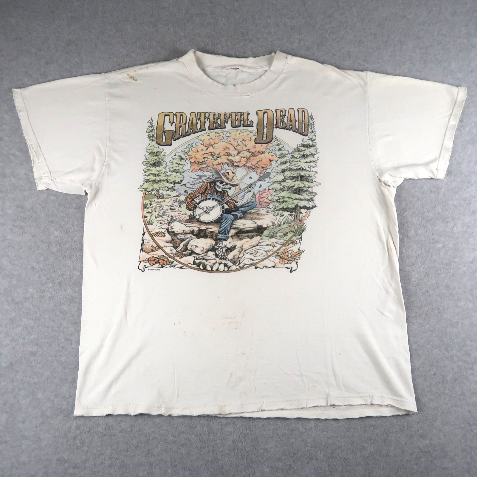 VTG 90s Grateful Dead T Shirt 1994 XL GDM Fall Tour Boston Philadelphia Landover