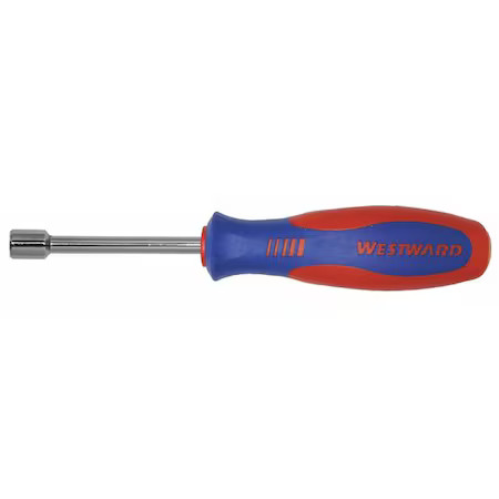 Westward 401L43 Nut Driver, Metric, Hollow Round, 7.0Mm
