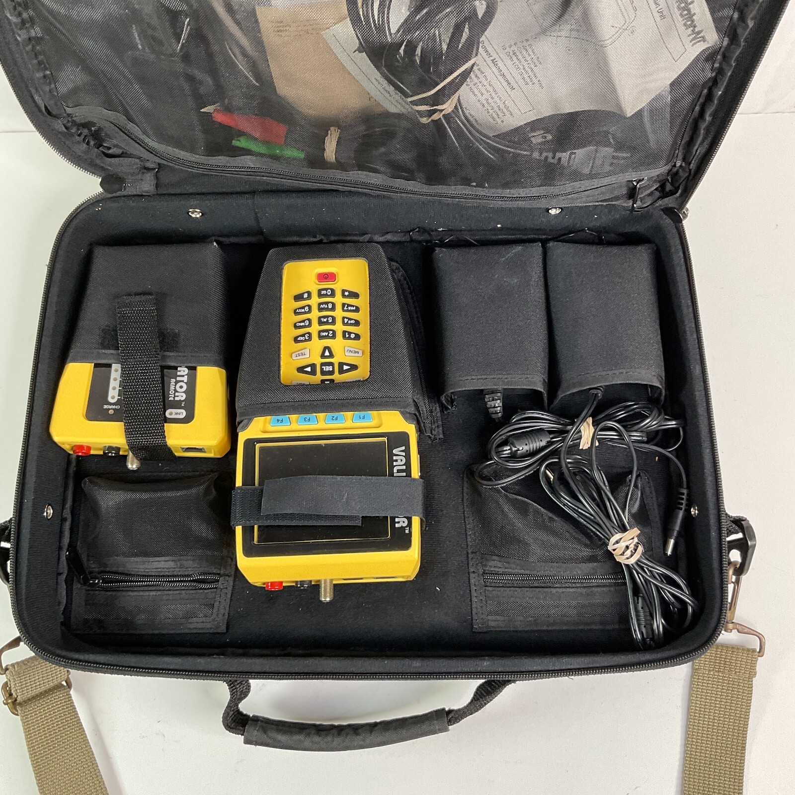 Test-Um Validator NT900 and Validator Remote NT93 Cable Tester with Carrying Bag