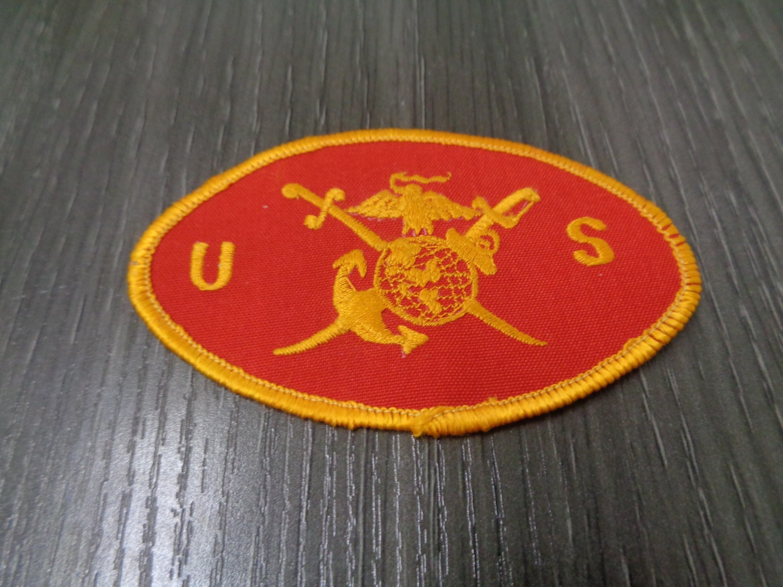 Vintage US GLOBE EAGLE Jacket Patch United States Marine Corps Military VIETNAM