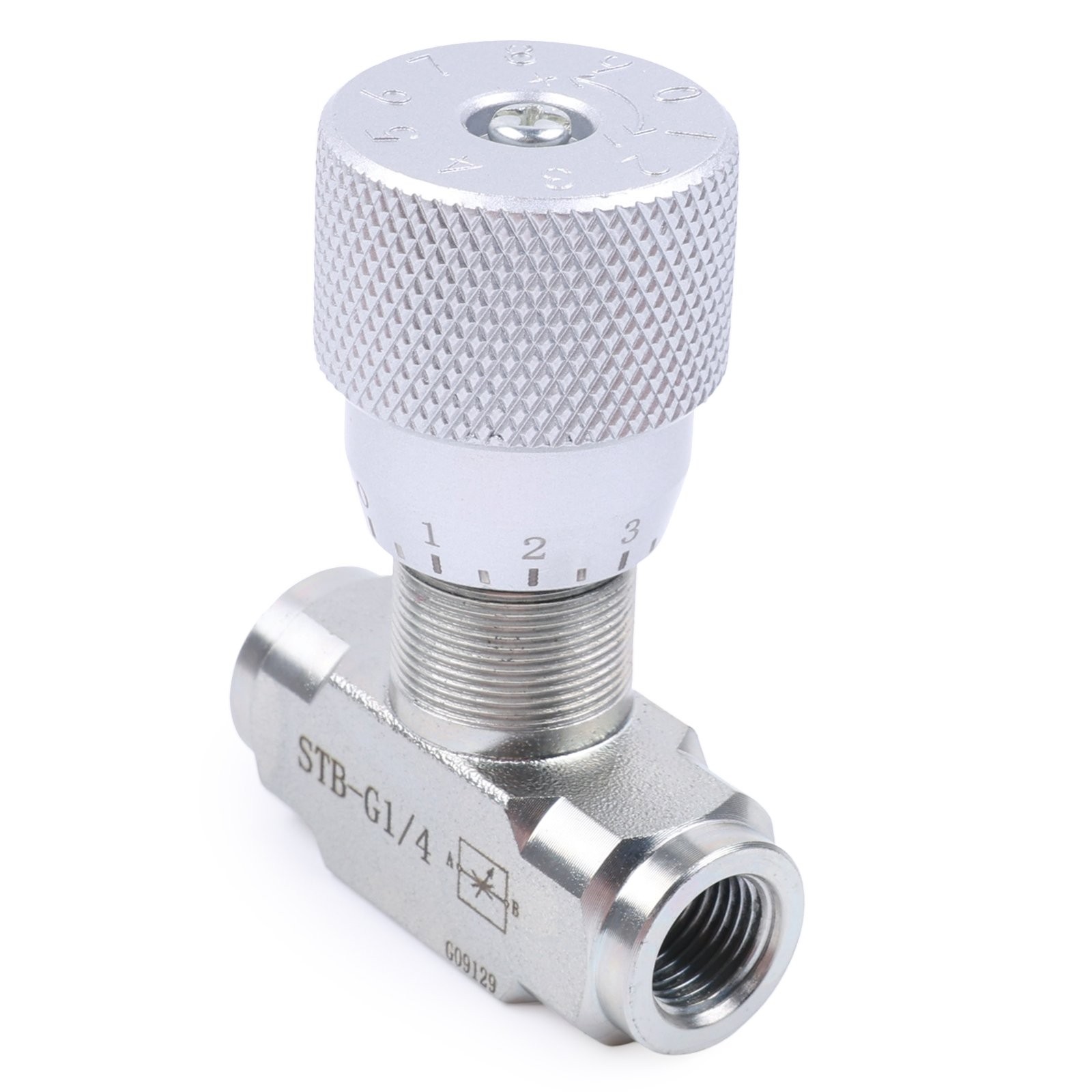 M14 BI-DIRECTIONAL HYDRAULIC ADJUSTABLE FLOW CONTROL VALVE TWO-WAY JOINT 1/4 IN