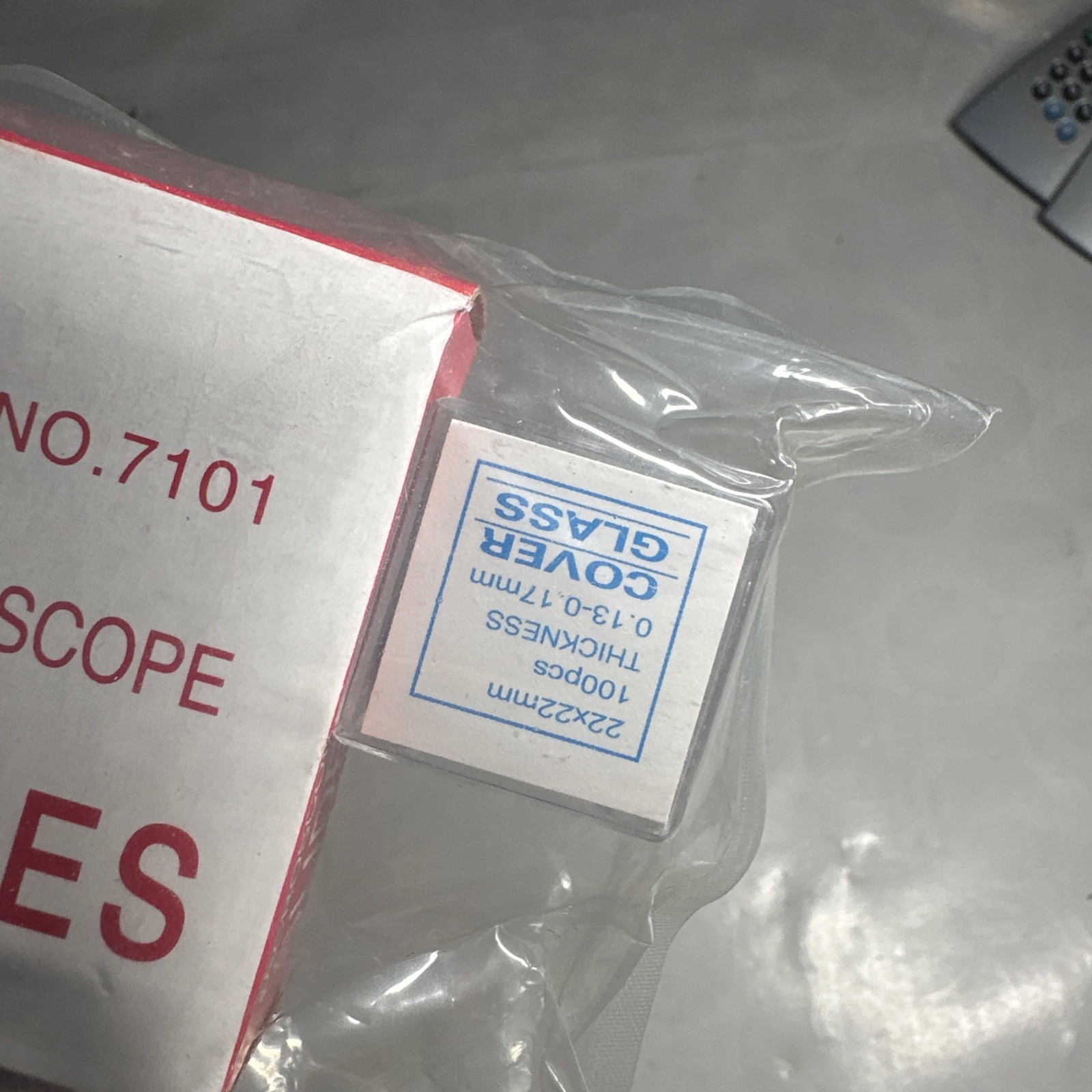 (#46). Microscope Slides 50 pcs with 100 Cover Glass Slips