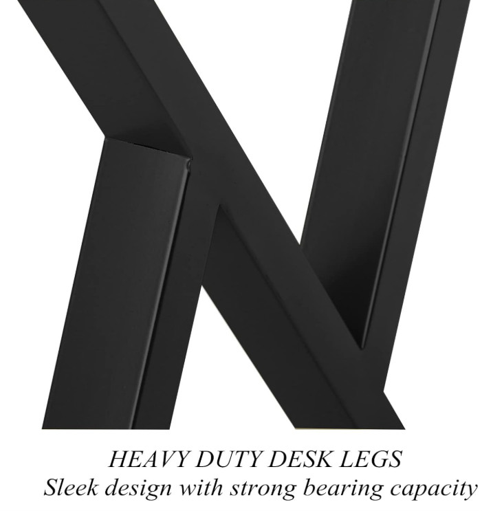 Metal Table Legs 28" Dinning Kitchen Table Height Heavy Duty Desk Legs Set of 2