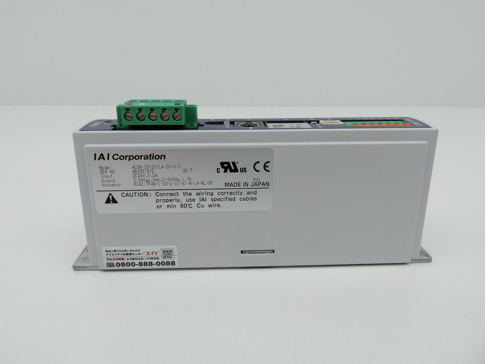 IAI Corporation ACON-CG-20ILA-DV-0-0 Positioner Type Controller